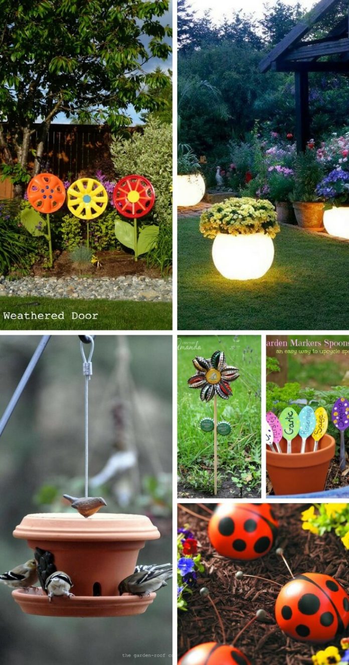 39+ Creative and Colorful DIY Crafts for Your Garden 2024