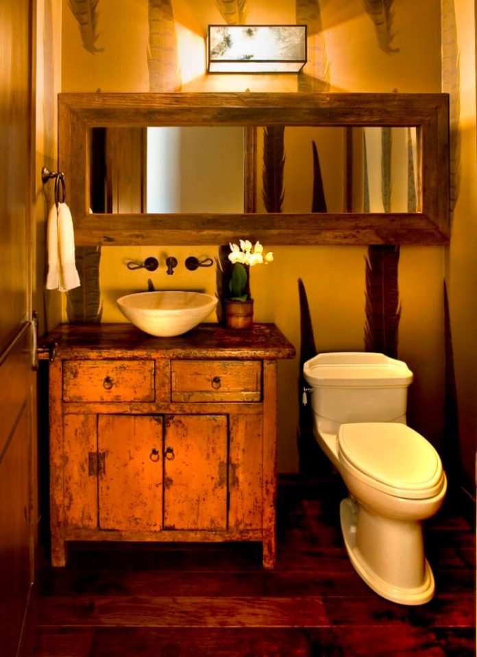 30+ Gorgeous Rustic Bathroom Decor Ideas to Try at Home - FarmFoodFamily