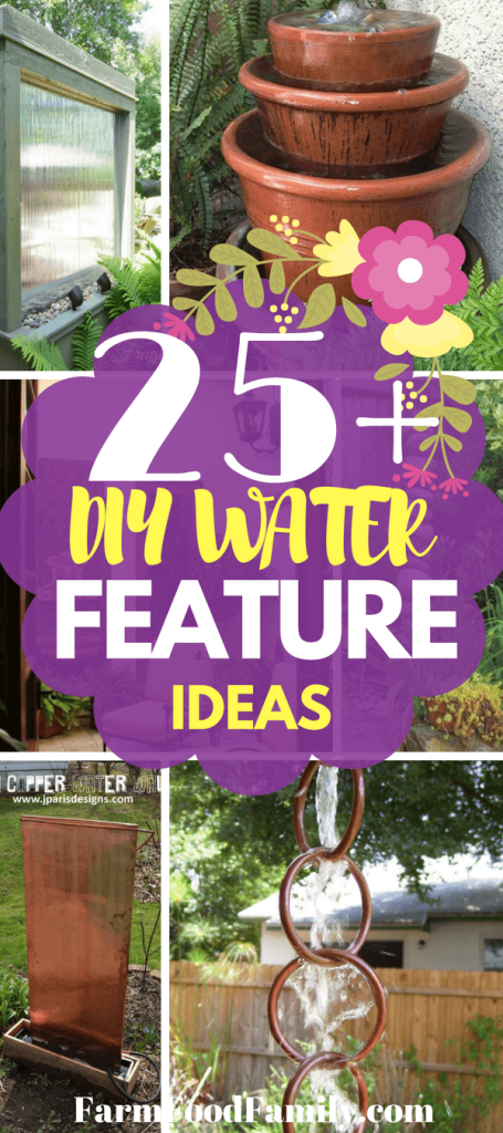 25+ Creative DIY Water Feature Ideas To Adorn Your Garden