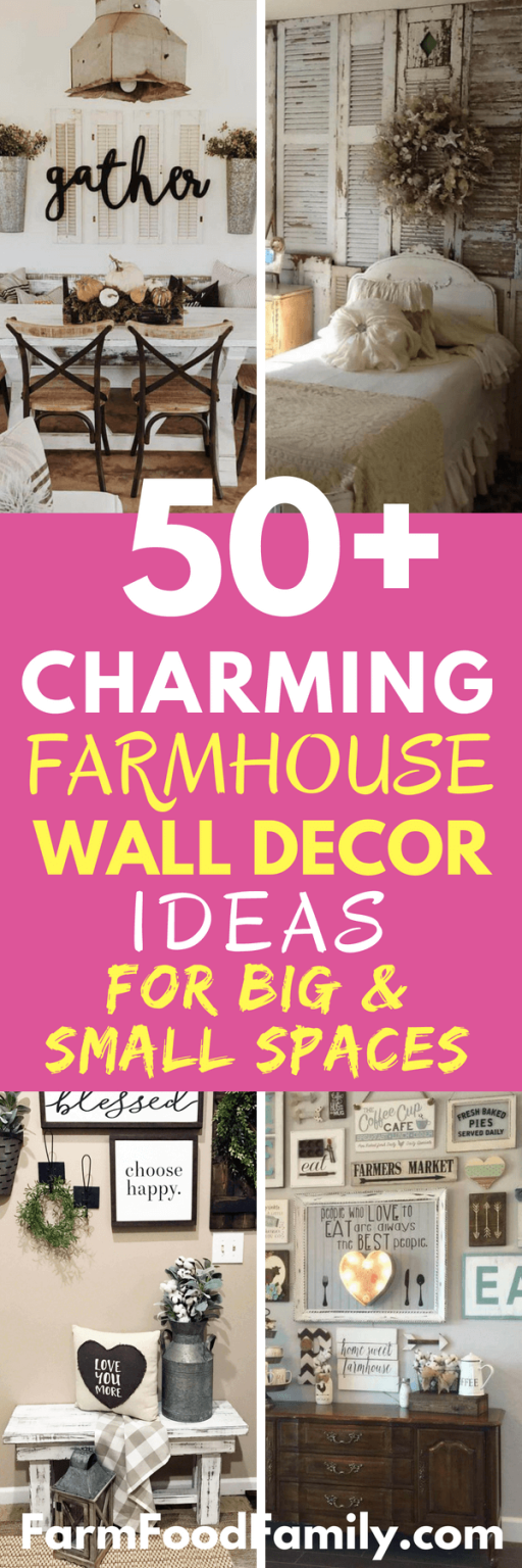 50+ Vintage Farmhouse Wall Decor Ideas For Your House 2024
