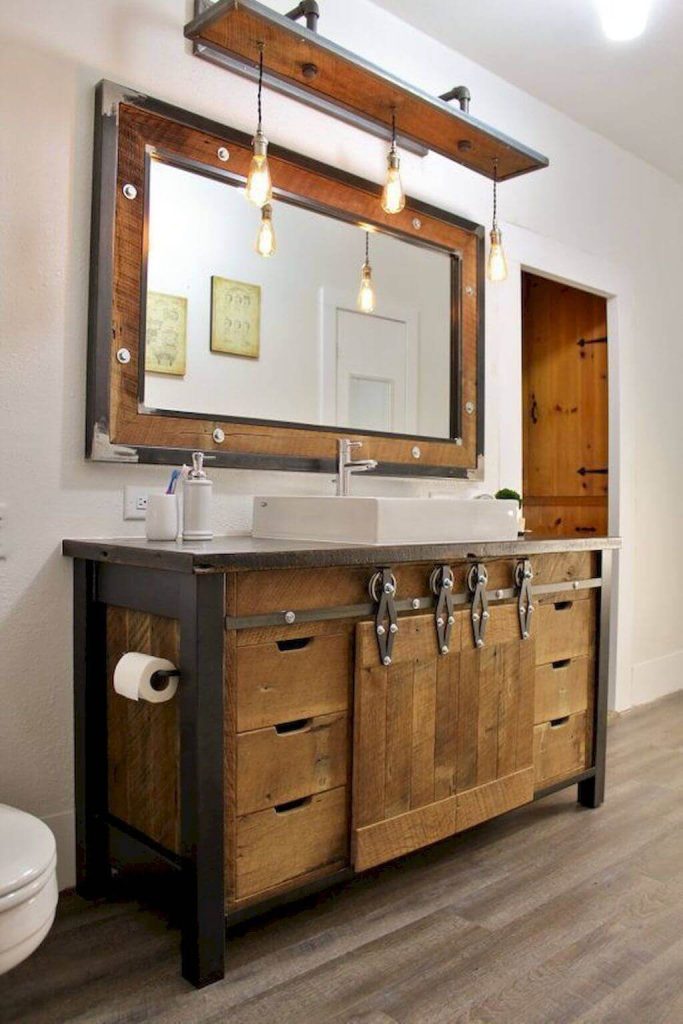 31+ Impressive DIY Rustic Bathroom Vanity Ideas – FarmFoodFamily