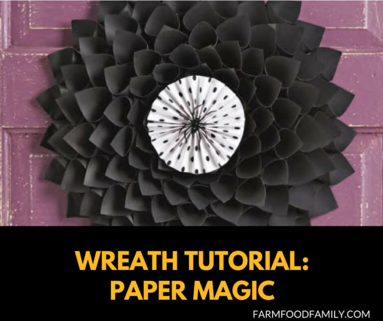DIY Front Door Halloween Wreaths: Paper Magic tutorial