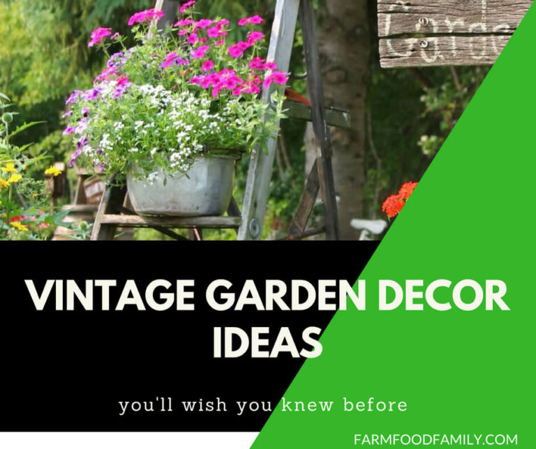 33+ Inspirational DIY Vintage Garden Decor Ideas