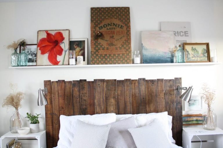 35+ Stylish DIY Headboard Decoration Ideas For Your Bedroom (CHEAP)