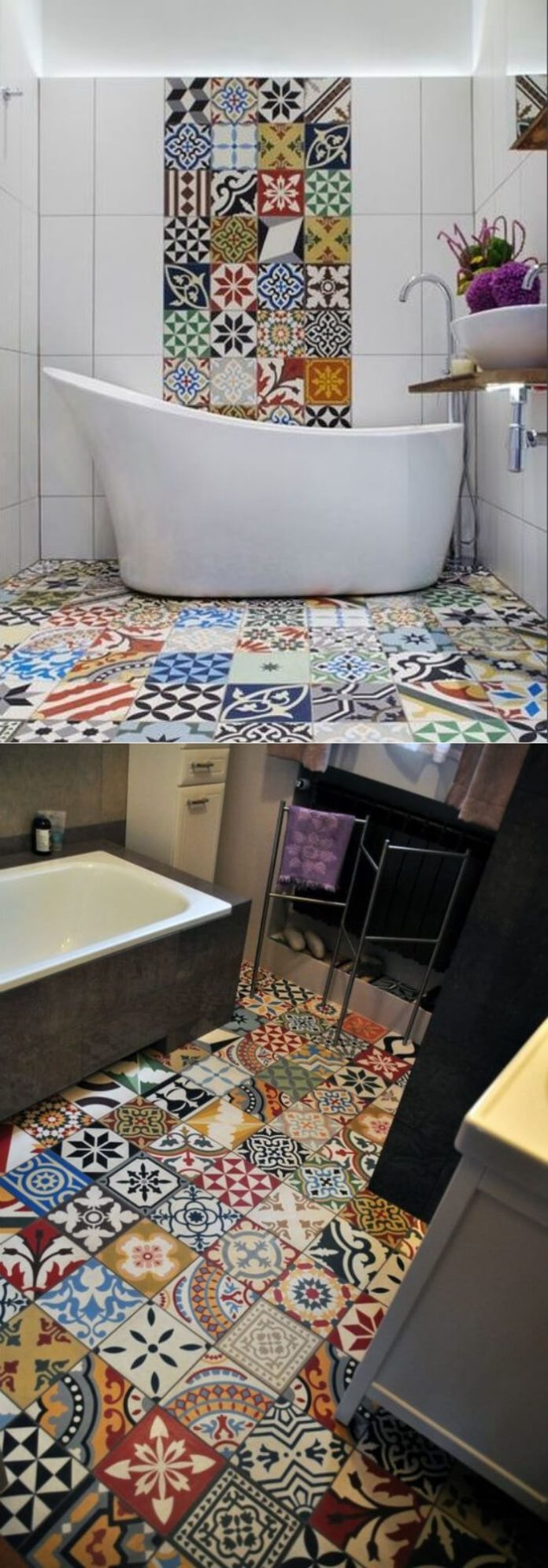 10+ Unique Bathroom Floor Tile Designs & Ideas For 2024