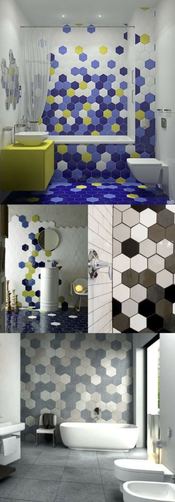7+ Unique Wall Tile Ideas For Bathroom Design - FarmFoodFamily