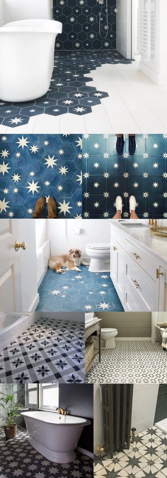 10+ Unique Bathroom Floor Tile Designs & Ideas For 2024