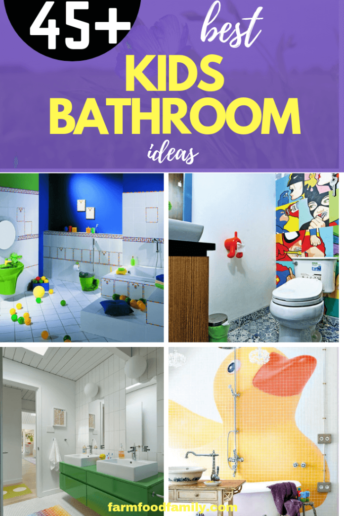 Kids Bathroom Décor Tips: 45 Decorating Ideas for a Child’s Bathroom