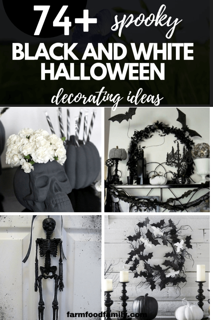 101+ Stunning Black and White Halloween Decorating Ideas That Wow (2024)