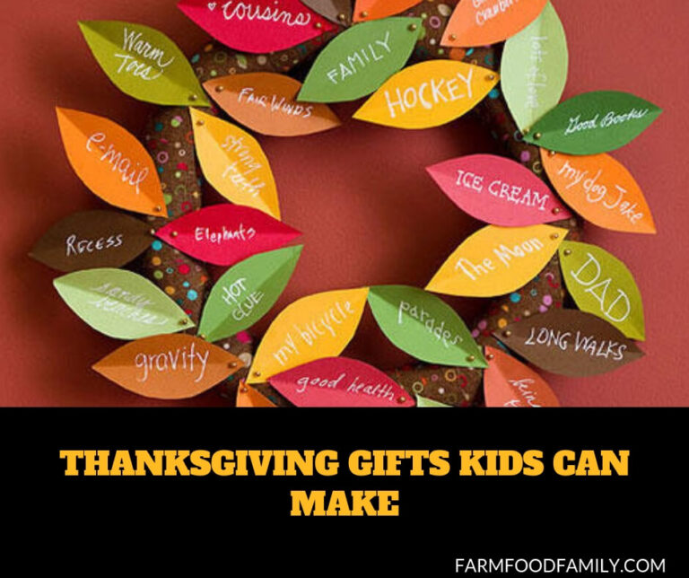 Thanksgiving gifts kids can make
