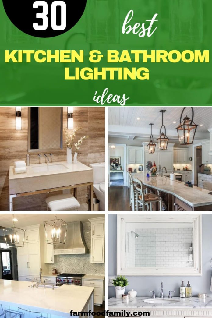 30+ Best Kitchen or Bathroom Lighting Designs & Ideas For 2024