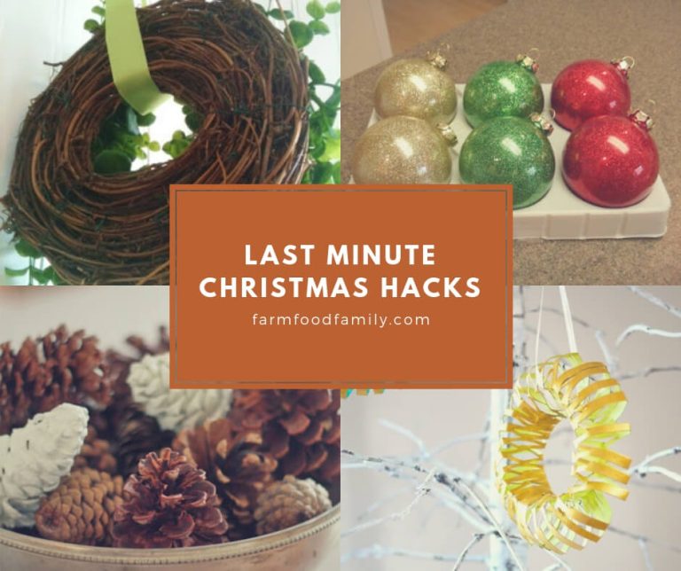 16+ Best Last Minute DIY Christmas Hacks FarmFoodFamily