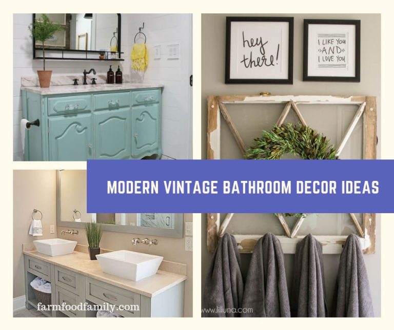 45+ Modern Vintage Bathroom Decor Designs & Ideas For 2024