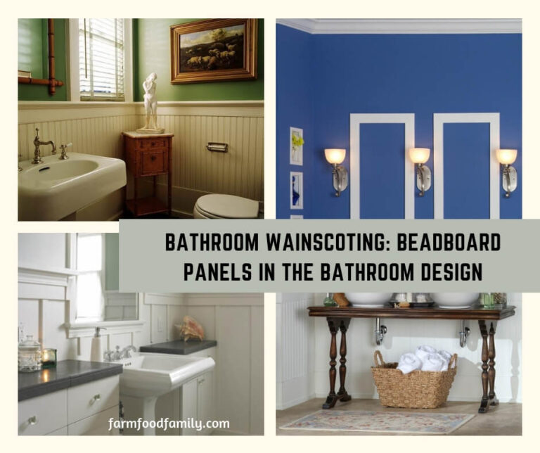 Bathroom Wainscoting: Beadboard Panels in the Bathroom Design