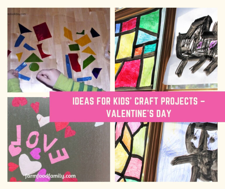 Ideas for Kids' Craft Projects – Valentine's Day