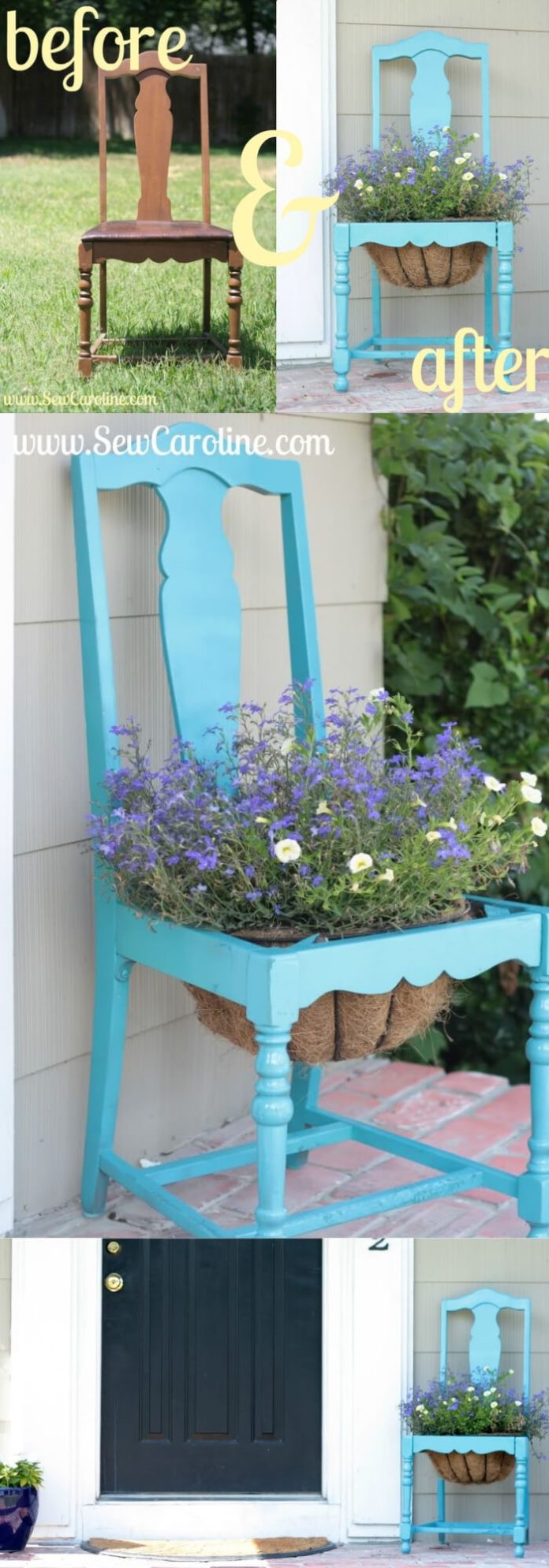 28+ Best Upcycled Chair Planter Ideas to Inspire You (2024)