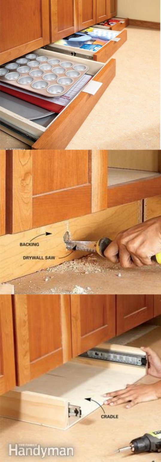 18+ Kitchen Storage Ideas To Use a Dead Space FarmFoodFamily