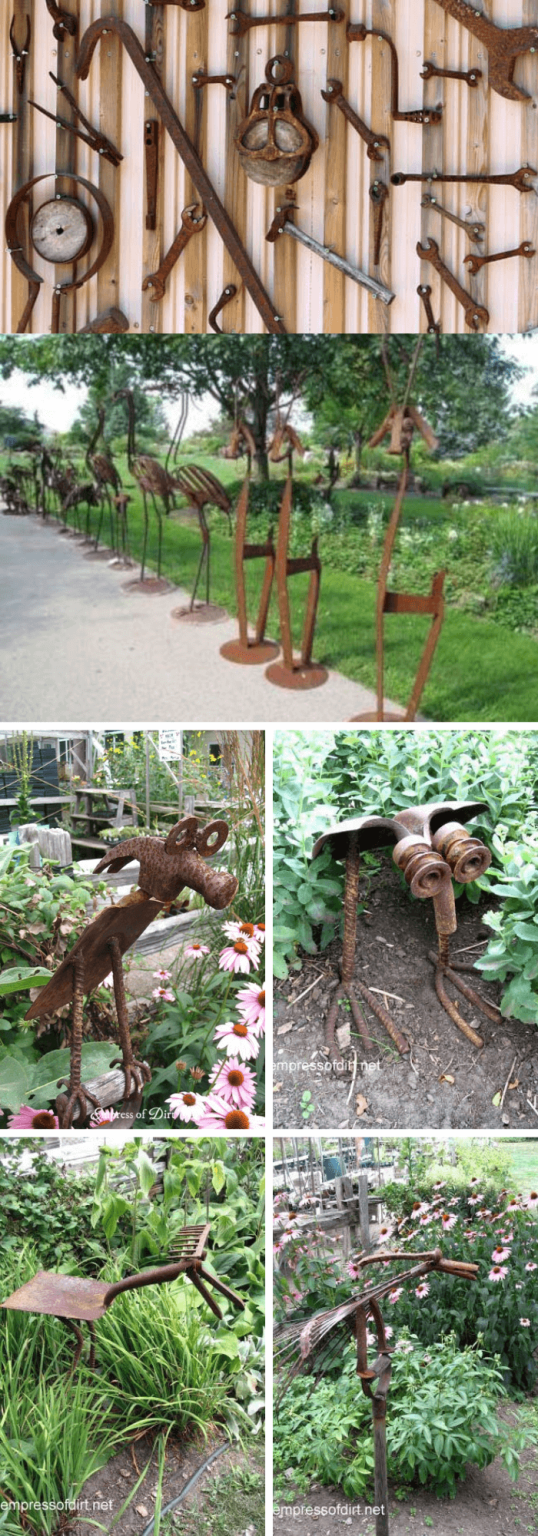 12+ Creative Rusty Metal Garden Decor Ideas & Projects For 2024