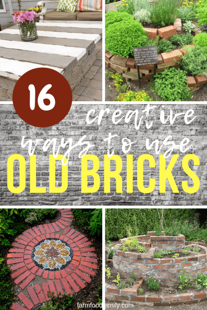 16+ Creative Ways To Use Old Bricks In Your Garden FarmFoodFamily