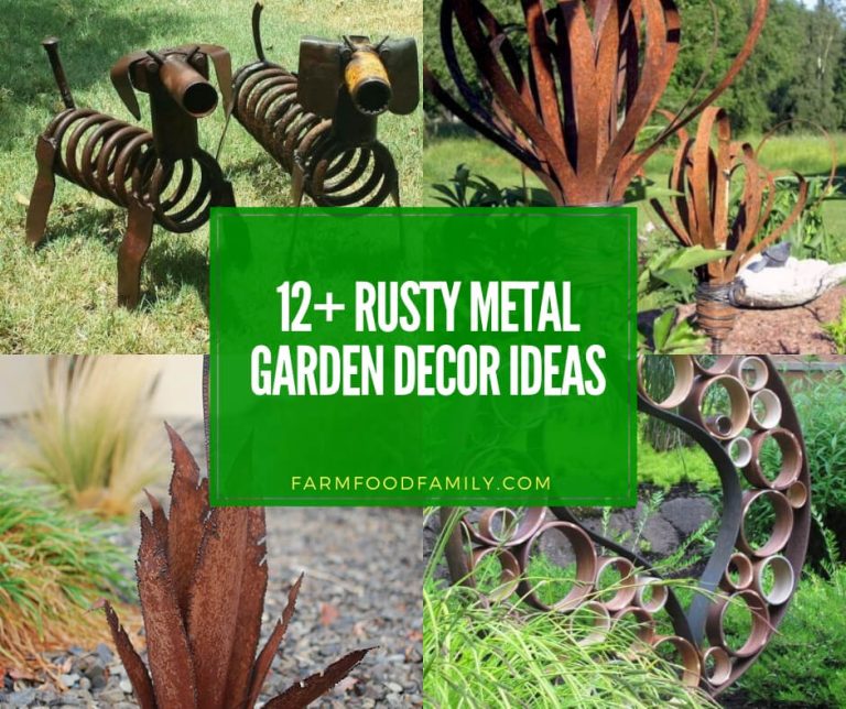 12+ Creative Rusty Metal Garden Decor Ideas & Projects For 2024