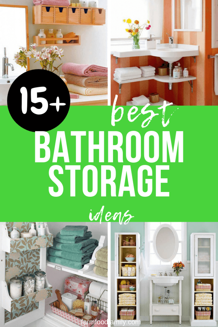 15+ Best Bathroom Storage Ideas & Designs For 2024