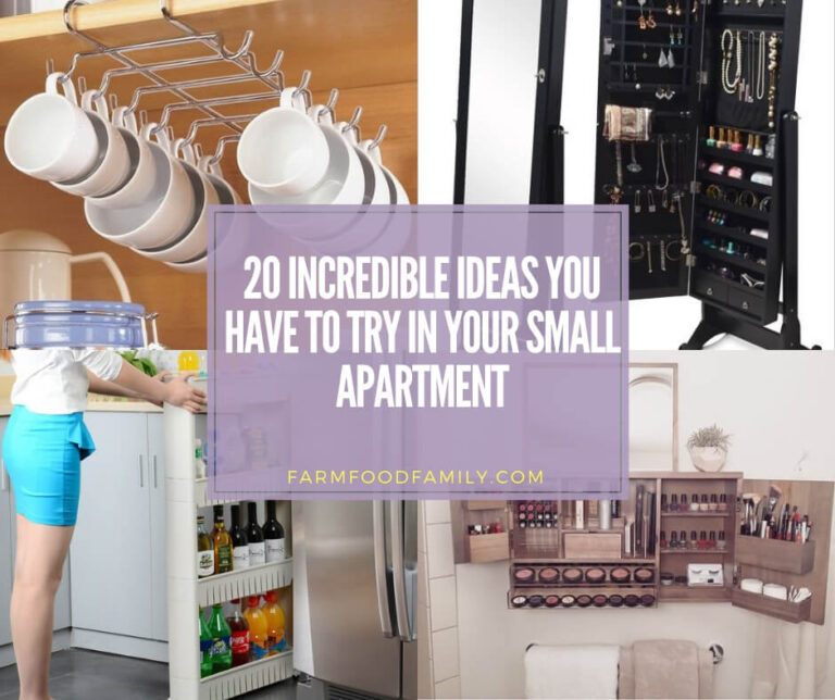20 Incredible ideas you have to try in your small apartment