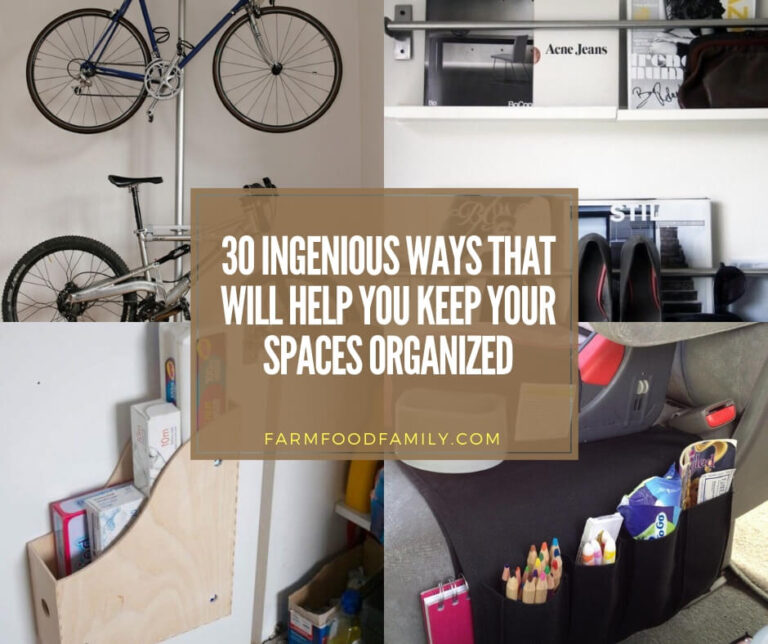ingenious ways to keep your spaces organized