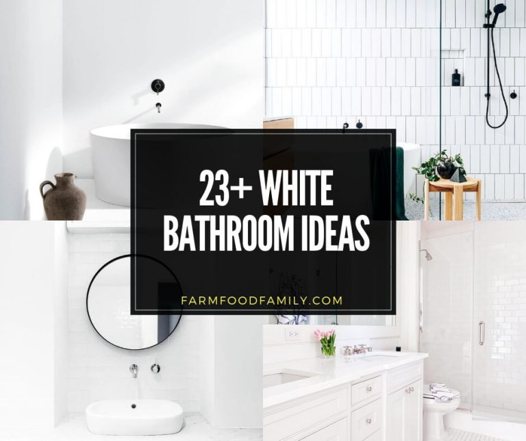 23+ Modern White Bathroom Ideas & Designs For 2024