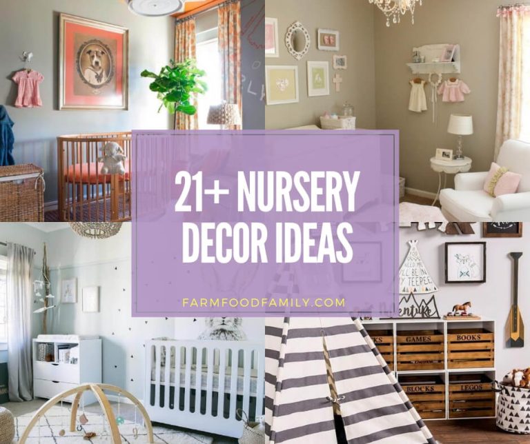 21+ Beautiful Nursery Bedroom Decor Ideas & Designs For 2024