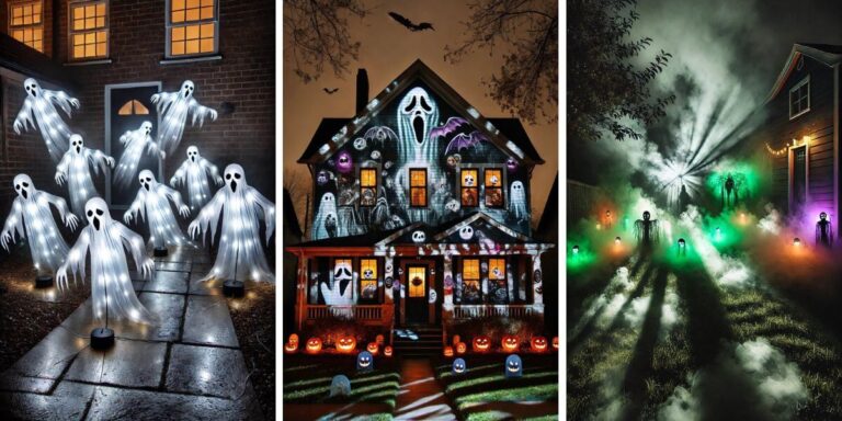 35+ Stunning Outdoor Halloween Lighting Ideas to Wow Your Guests