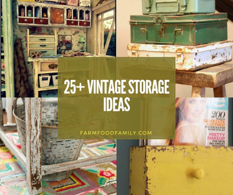 25+ Beautiful Vintage Storage Decor Ideas & Designs For 2024