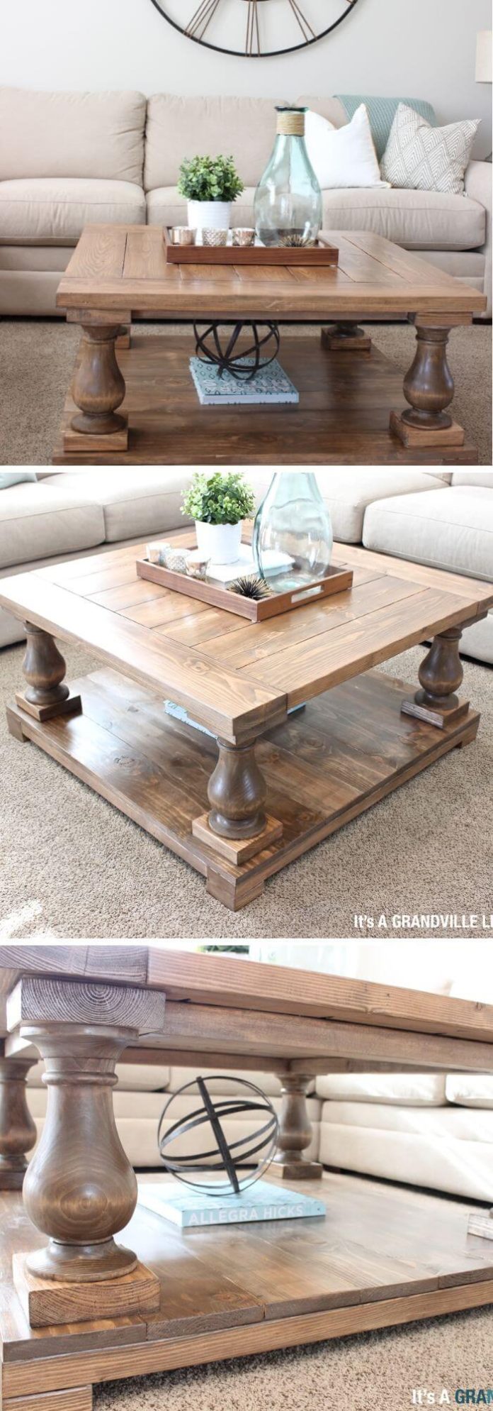20+ Beautiful Farmhouse Coffee Table Ideas & Designs (With Plans) For 2024