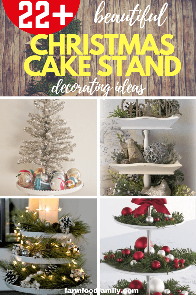 22+ Creative Christmas Cake Stand Decor Ideas & Designs For 2024