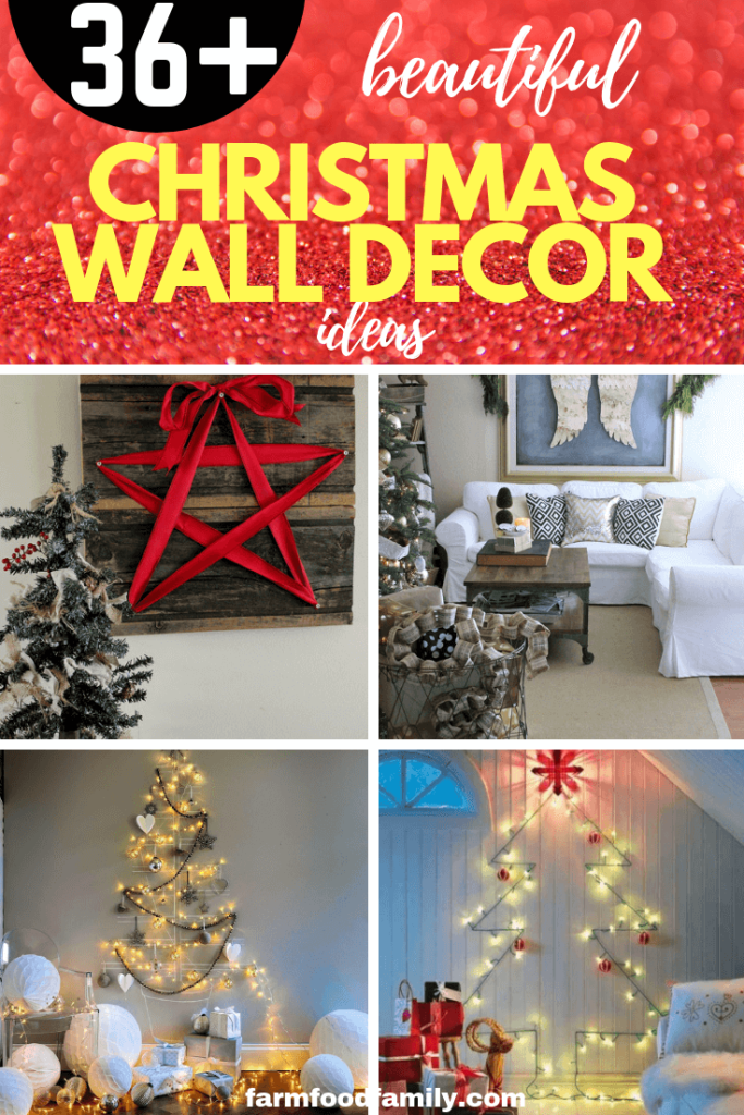 67+ Stunning Christmas Wall Decorating Ideas That Will Wow Your Guests 2024