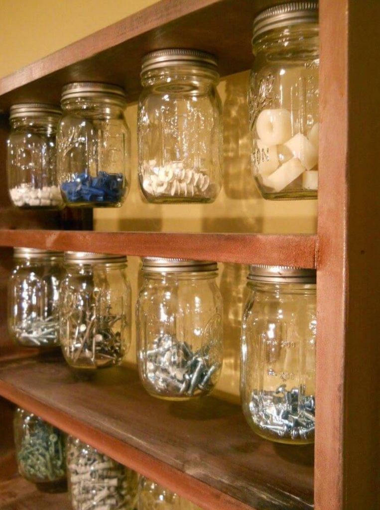 20+ Creative DIY Mason Jar Organizer Ideas That You'll Love