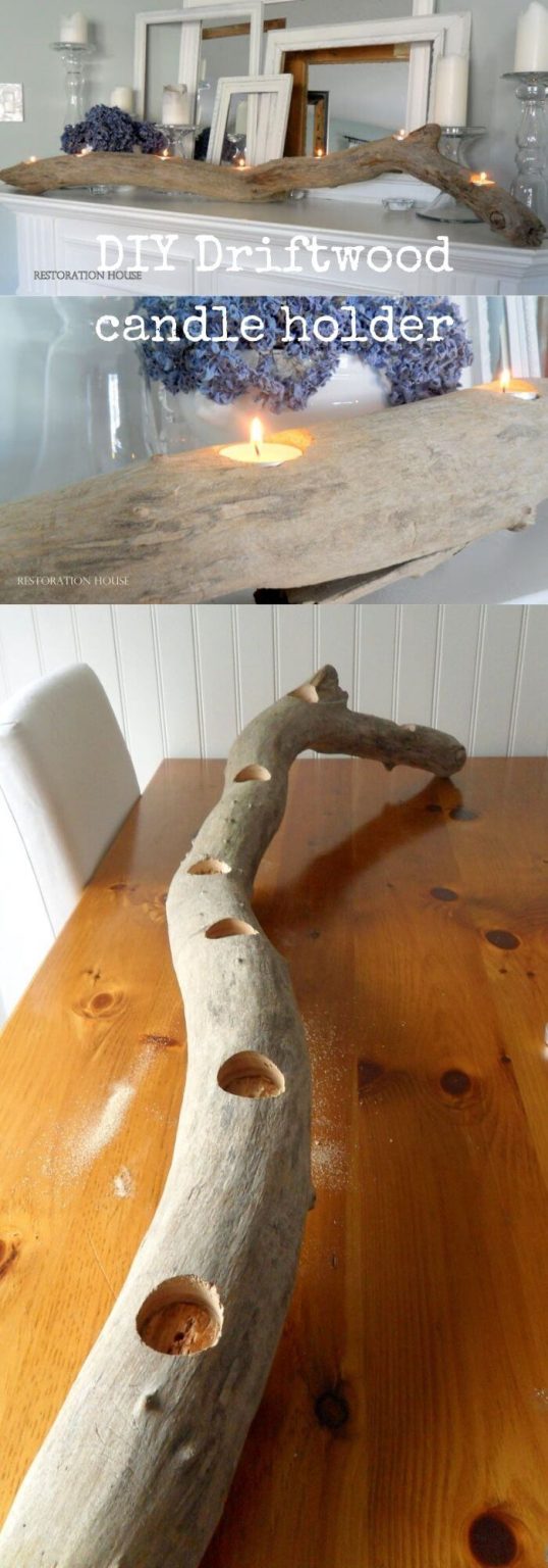 20+ Clever and Easy DIY Driftwood Craft Projects & Ideas (With Tutorials)