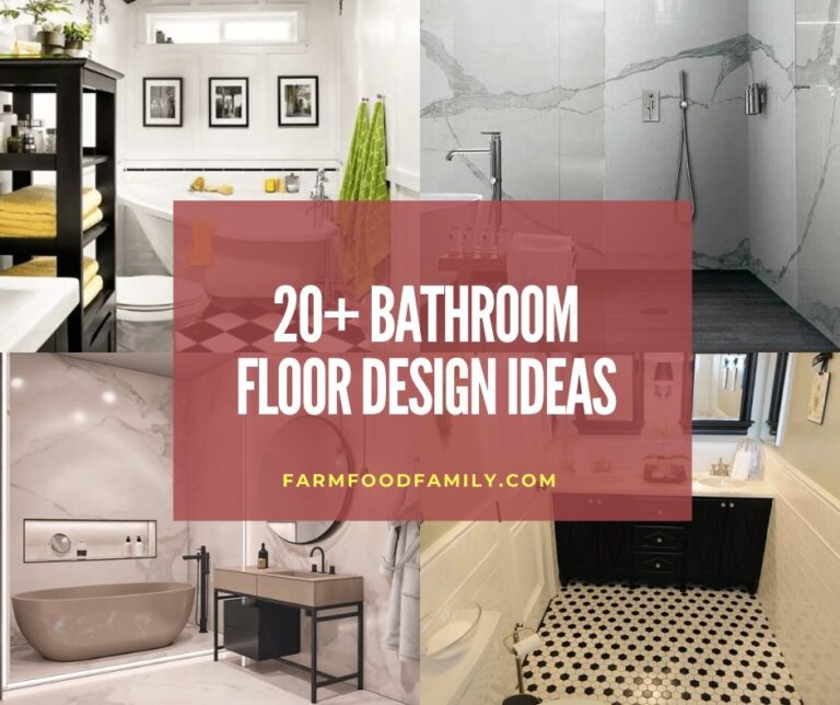 20+ Beautiful Bathroom Flooring Ideas and Designs
