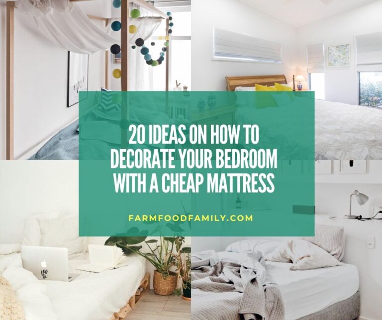 20 Ideas on How to Decorate Your Bedroom with a Cheap Mattress