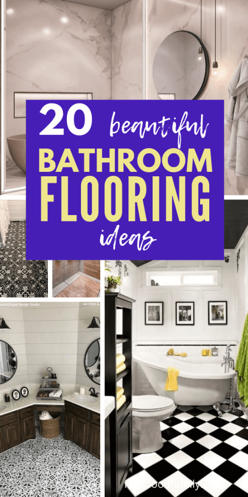 20+ Beautiful Bathroom Flooring Ideas and Designs In 2024