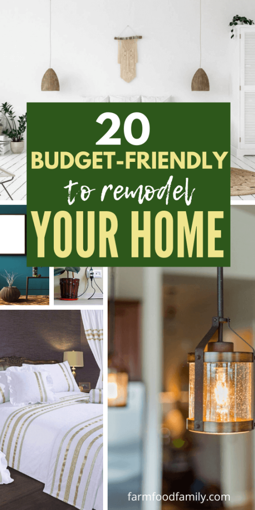 20 Budget-Friendly Ideas to Remodel Your Home For 2024