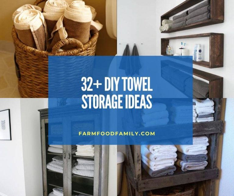 32+ Creative DIY Towel Storage Ideas & Designs For Bathroom In 2024