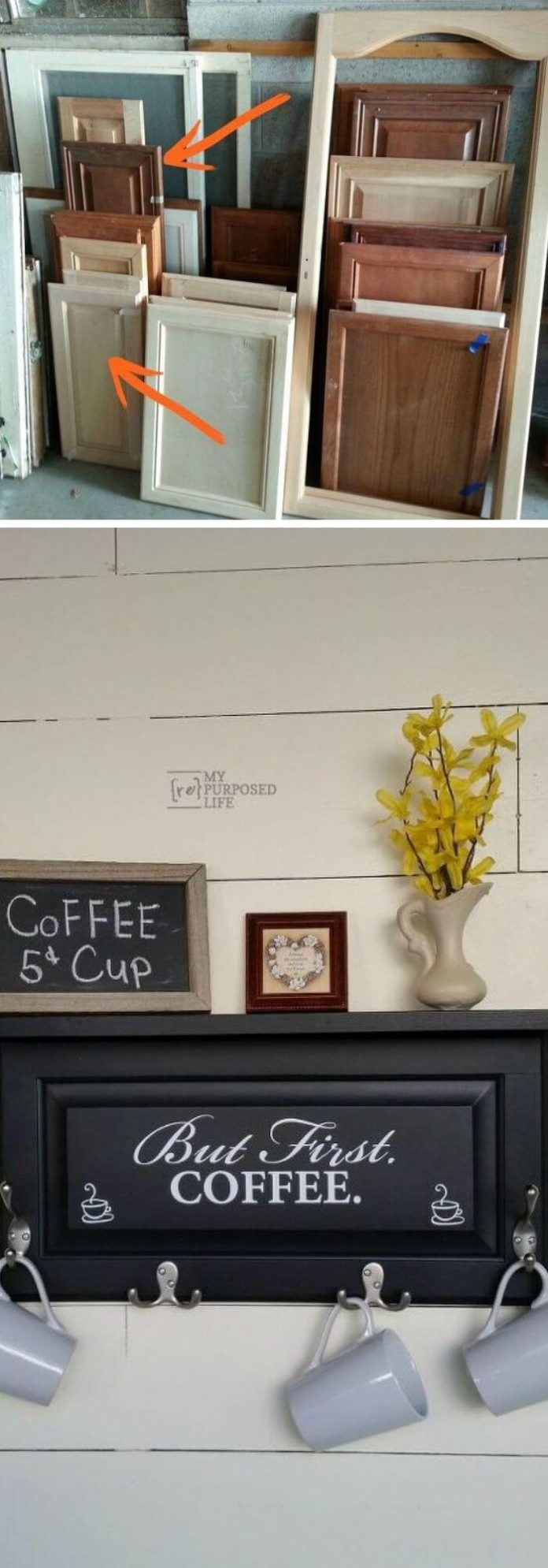 28+ Creative Repurposed Cabinet Door Ideas & Projects (With Instructions)