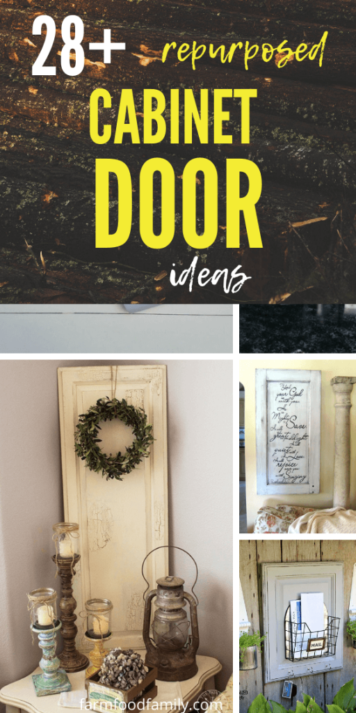 28+ Creative Repurposed Cabinet Door Ideas & Projects (With Instructions)