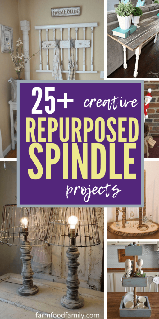 25+ Creative Ways To Repurpose Spindle (Ideas & Designs With Instructions)