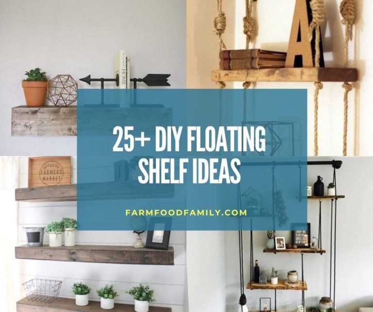 25+ Creative DIY Floating Shelf Ideas & Projects With Free Plans