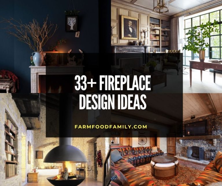 33+ Stunning Fireplace Design Ideas For 2024 - Living Room Decor
