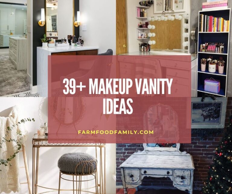 39+ Beautiful Makeup Vanity Ideas and Designs
