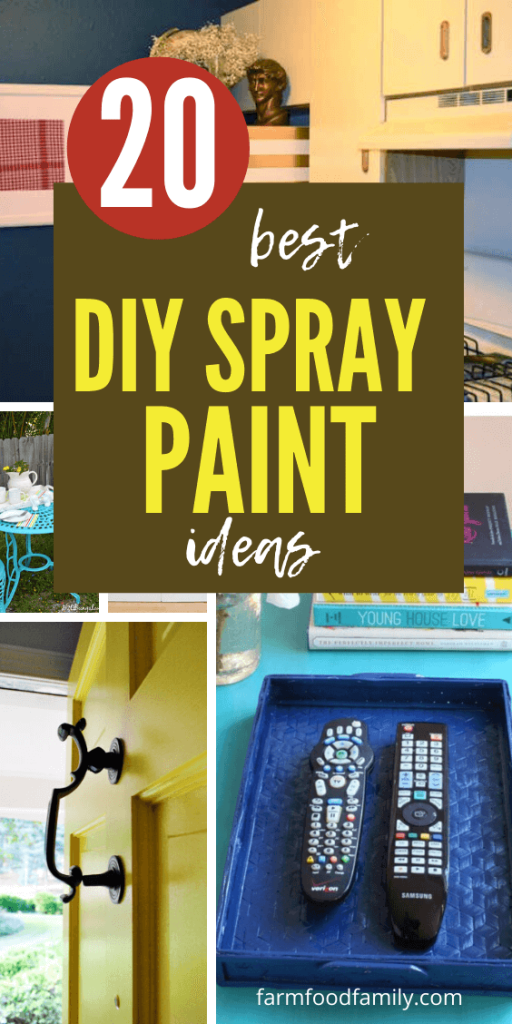 20+ Cool and Easy Spray Paint Ideas & Techniques For 2024