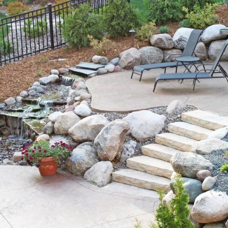 38+ Creative Patio & Garden Floor Decorating Ideas With Patterns For 2024