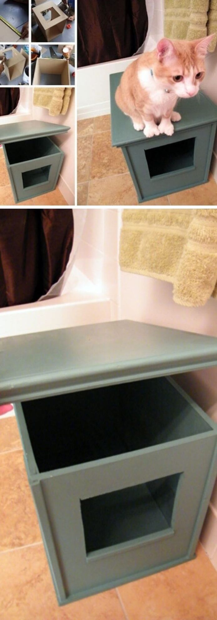 29+ Awesome DIY Ideas and Solutions For Hiding The Litter Box
